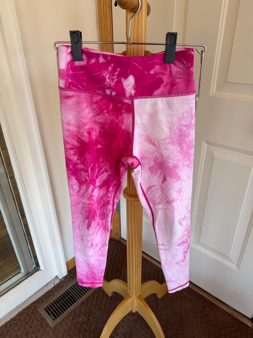 Zyia Kids Tie-Dye Pink Leggings Youth 8/9